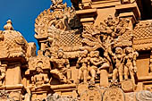 The great Chola temples of Tamil Nadu - The Brihadishwara Temple of Thanjavur. The first (outer) entrance gopura. 
